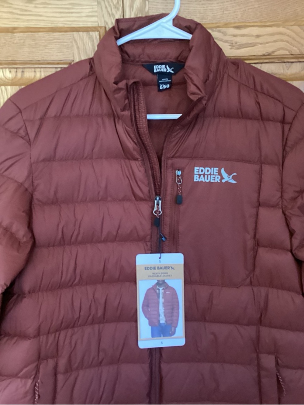 Eddie Bauer Men’s  Quilted Packable Puffer Jacket